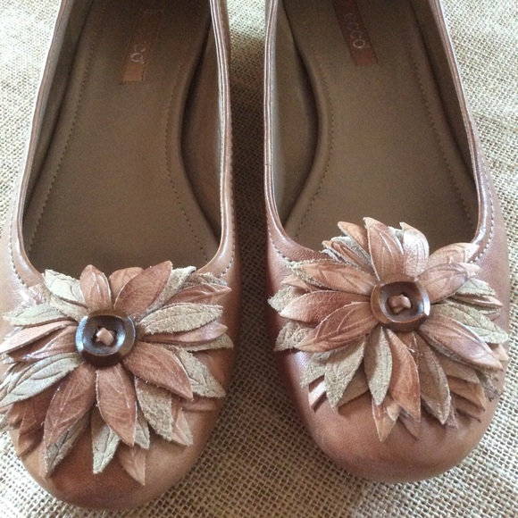 Ecco Slip-on Ballet Flats, Sz Euro 40, Sz 9 - Picture 2 of 10